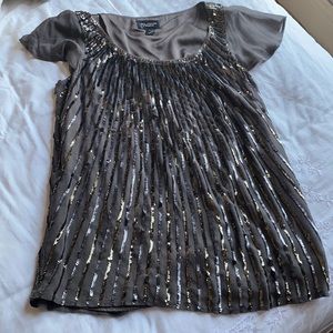 St. John Couture Sequin Top